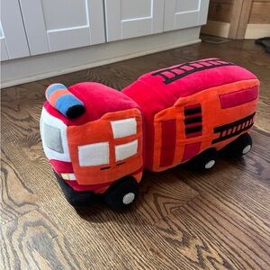 Plush fire truck